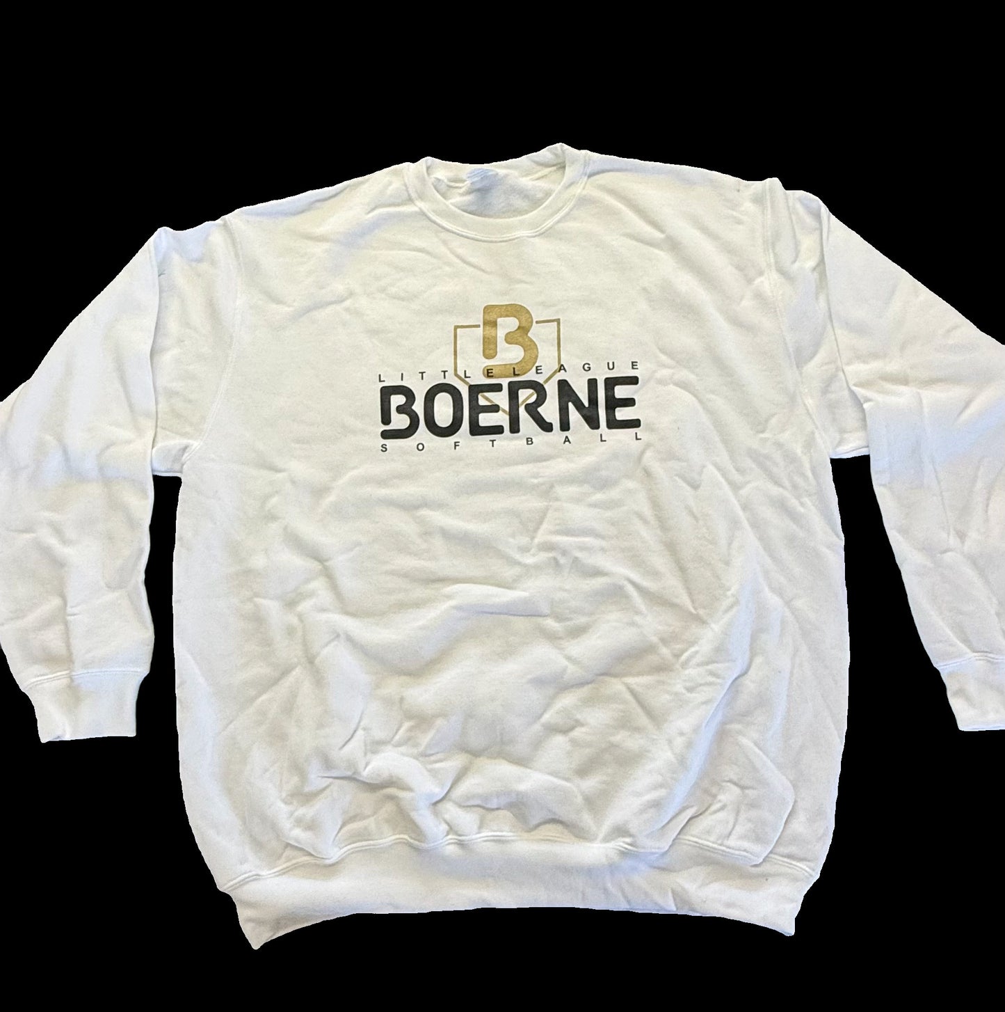 Homeplate Softball Long-Sleeve Sweatshirt (White)