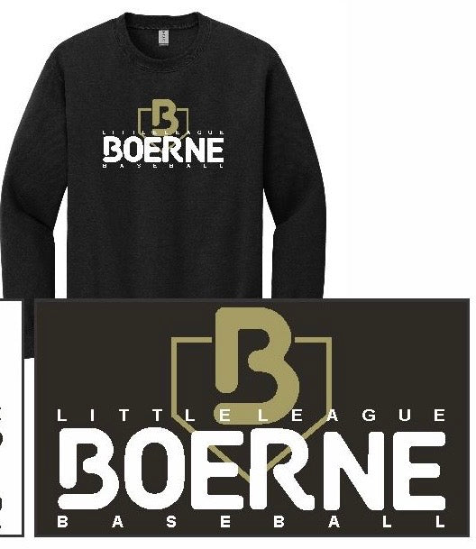 Homeplate Baseball Long-Sleeve Sweatshirt (Black)