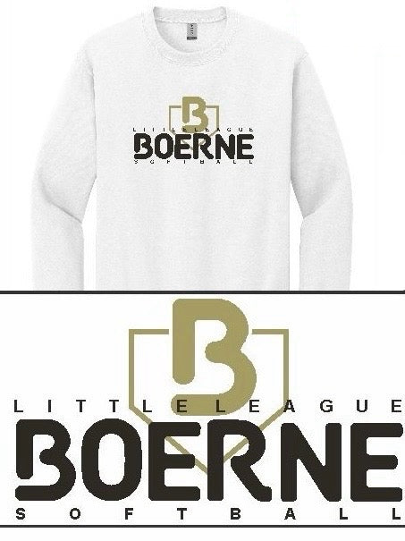 Homeplate Softball Long-Sleeve Sweatshirt (White)