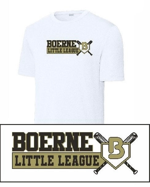 Boerne Little League Homeplate Tee (White)