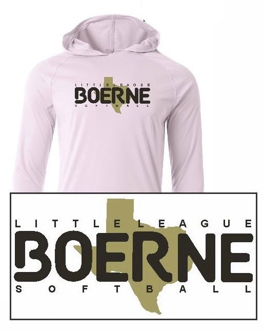 Softball Long-Sleeve Performance Hoodie (White)