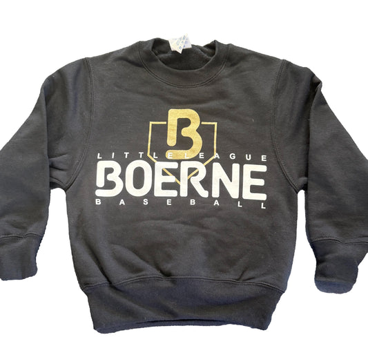 Homeplate Baseball Long-Sleeve Sweatshirt (Black)