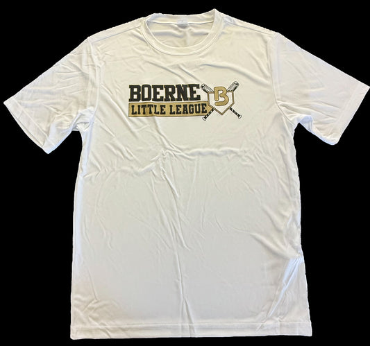 Boerne Little League Homeplate Tee (White)