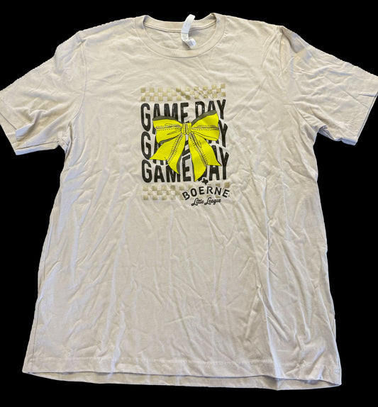 Softball Game Day Bow Shirt